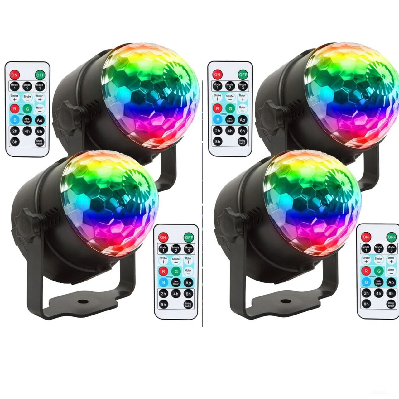 RGB Disco Ball Light Stage Strobe Effect Magic Ball Voice Controlled Light